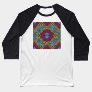 Southwest Kilim Faux Tapestry Baseball T-Shirt
